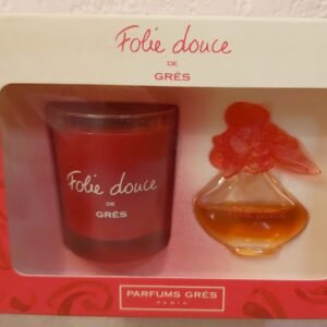 COFFRET FOLIE DOUCE - EDT 5 ML + Bougie Parfumee 35 g de GRES
