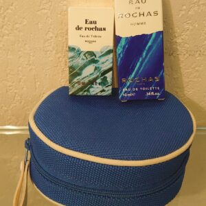 COFFRET DUO EAU DE ROCHAS - Pochette Bleue - 2 X EDT 10 ML de ROCHAS