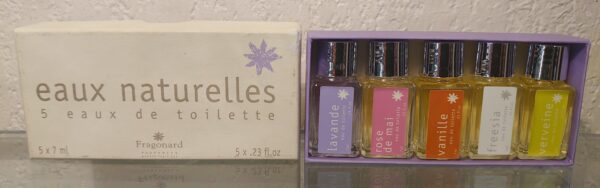 COFFRET 5 EAUX NATURELLES - 5 X EDT 7 ML de FRAGONARD