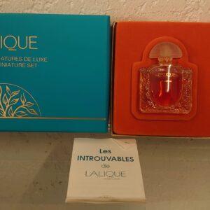 COFFRET LALIQUE - Miniatures de Luxe - PARFUM 4,5 ML + Savon 25 g. de LALIQUE
