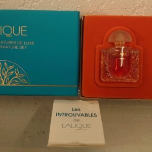 COFFRET LALIQUE - Miniatures de Luxe - PARFUM 4,5 ML + Savon 25 g. de LALIQUE