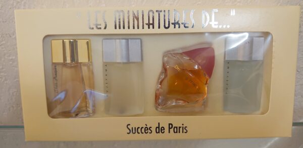COFFRET LES MINIATURES DE... - 4 x 7 ML de SUCCES DE PARIS
