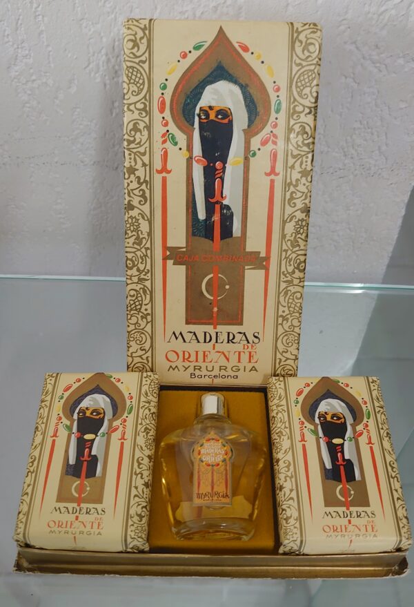 COFFRET MADERAS DE ORIENTE - COLOGNE 50 ML + 2 Savons 85 g. de MYRURGIA