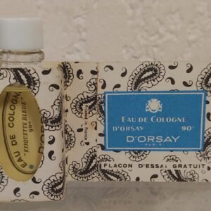 ETIQUETTE BLEUE - EDC 5 ML Sur Carte de ORSAY