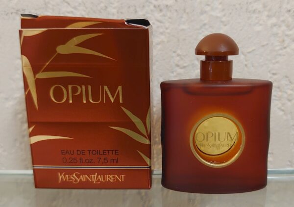 OPIUM - Boite marron - EDT 7,5 ML de SAINT LAURENT