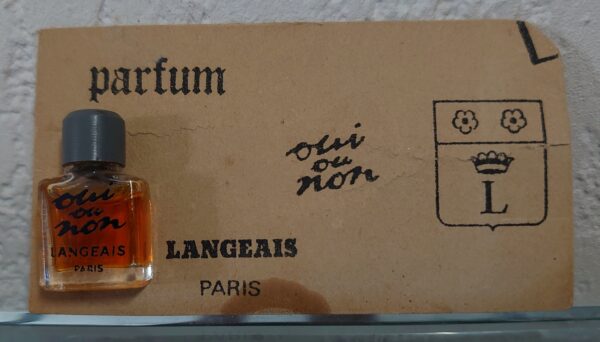 OUI NON - Sur Cartonnette - PARFUM 1 ML de LANGEAIS