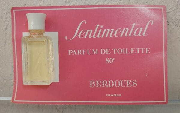 SENTIMENTAL - Sur Cartonnette - PDT 5 ML de BERDOUES