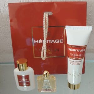 COFFRET HERITAGE - EDT 4 ML + Gel Moussant Bain 25 ML + Baume Apres Rasage 12 ML de GUERLAIN