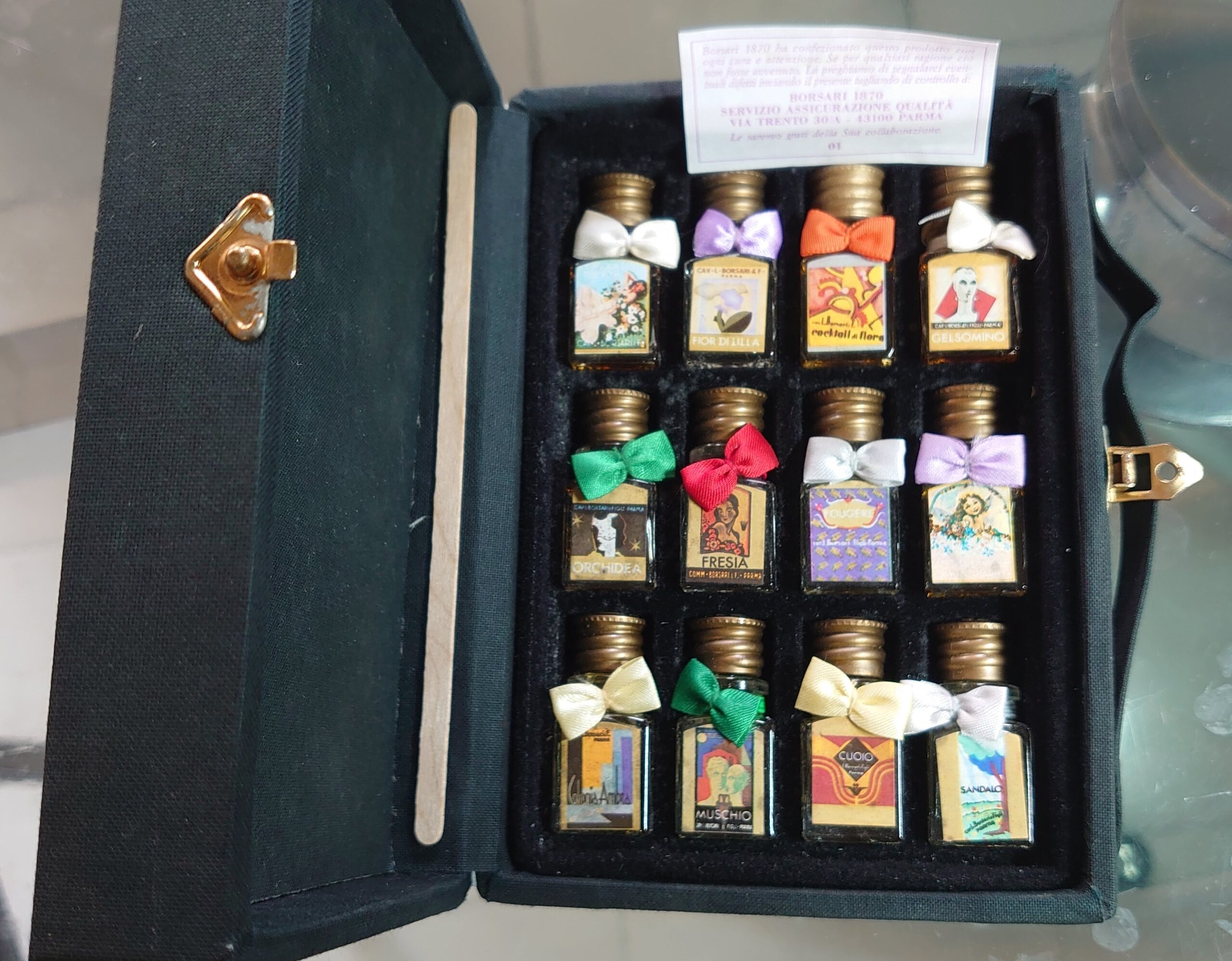 BORSARI Malette 12 X Parfum 3 ML de BORSARI 1870 Perlerare63