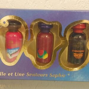 COFFRET EAU JEUNE - Les Mille et Une Senteurs Saphir - 4 X 5 ML de GEMEY