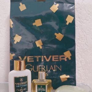 VETIVER - Pochette  - EDT 5 ML + Savon 20 g. + Baume AS 12 ML de GUERLAIN