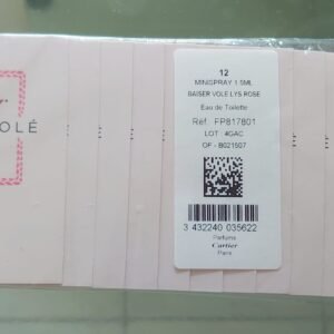 BAISER VOLE - LYS ROSE - Lot 12 x Echantillons - 12 X EDT 1,5 ML de CARTIER