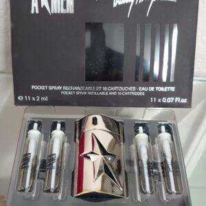 A MEN - Pocket Spray Rechargeable + 10 Cartouches - 11 X EDT 2 ML de MUGLER