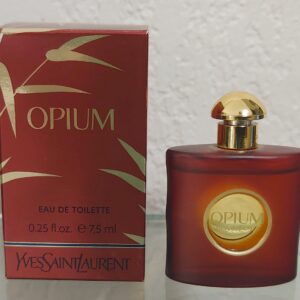 OPIUM - Boite Marron Bch Doré - EDT 7,5 ML de SAINT LAURENT