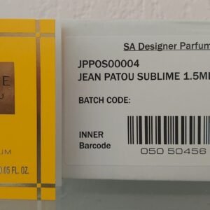 SUBLIME - 23 X Echantillons EDP 1,5 ML de PATOU