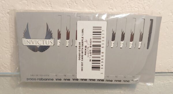 INVICTUS - 11 X Echantillons EDT 1,5 ML