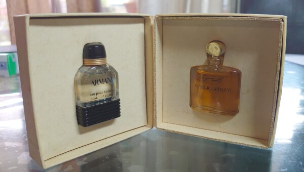 COFFRET DUO EAU POUR HOMME + GIO - 2 X 5 ML de ARMANI