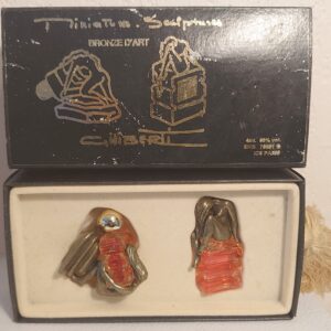 COFFRET SCULPTURES - BRONZE D' ART - 2 x Parfum 4 ML de GILIBERTI