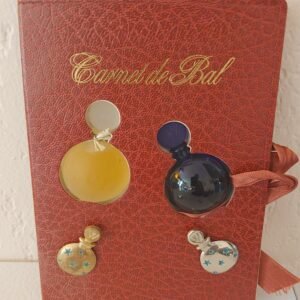 COFFRET CARNET DE BAL - 2 X EDP 7 ML + 2 pins - JE REVIENS + DANS LA NUIT de WORTH
