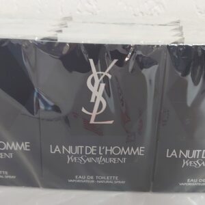 LA NUIT DE L' HOMME - 12 X Echantillons EDT 1,2 ML de SAINT LAURENT