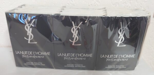 LA NUIT DE L' HOMME - 12 X Echantillons EDT 1,2 ML de SAINT LAURENT