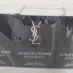 LA NUIT DE L' HOMME - 12 X Echantillons EDT 1,2 ML de SAINT LAURENT