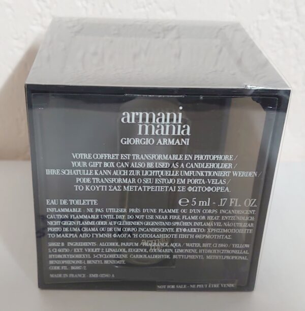 MANIA - Photophore - EDT 5 ML de ARMANI
