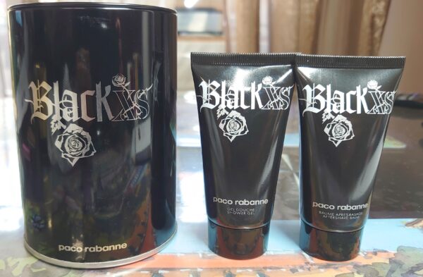 COFFRET BLACK XS - Gel Douche 50 ML + Baume Apres Rasage 50 ML de RABANNE