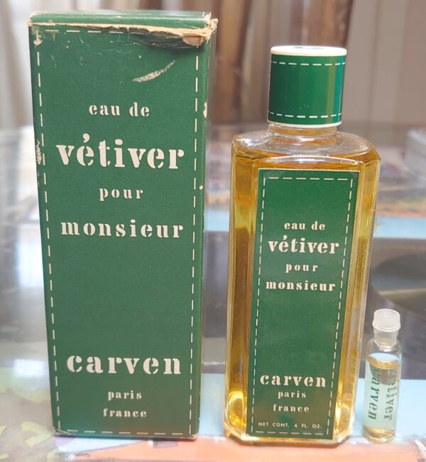 EAU DE VETIVER POUR MONSIEUR - Vintage - 120 ML de CARVEN