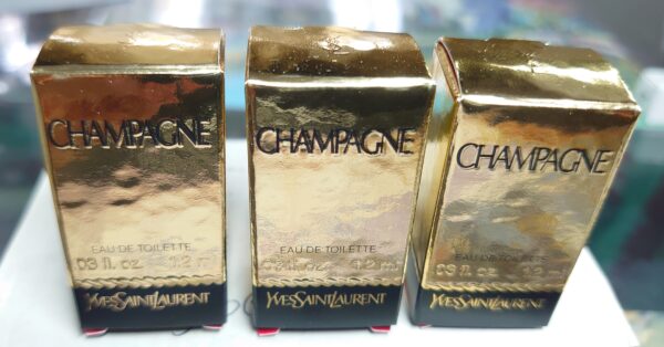 3 X Tubes CHAMPAGNE - EDT 1,2 ML de SAINT LAURENT