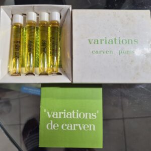 VARIATIONS - Mini Coffret d' echantillonnage 4 X Parfums 2 ML de CARVEN